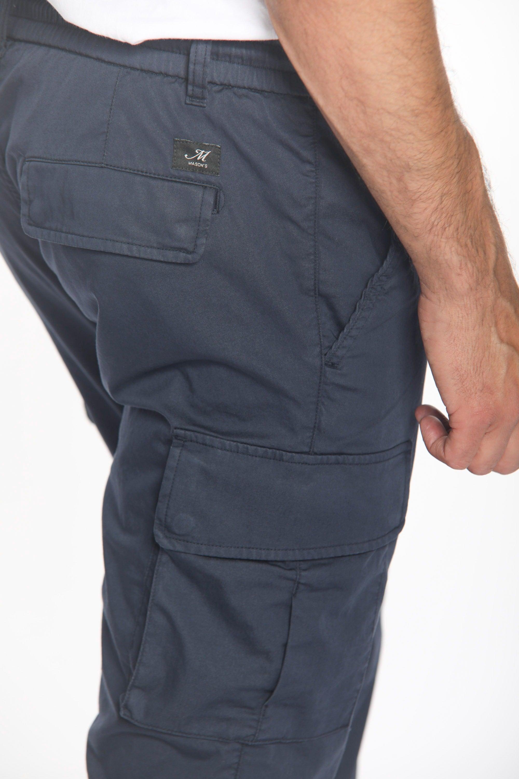 Chile Jogger Travel  man cargo jogger in techno stretch satin extra slim