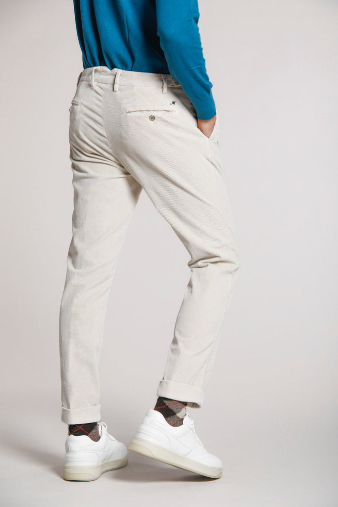 Genova Style man velvet 500-striped chino pants regular