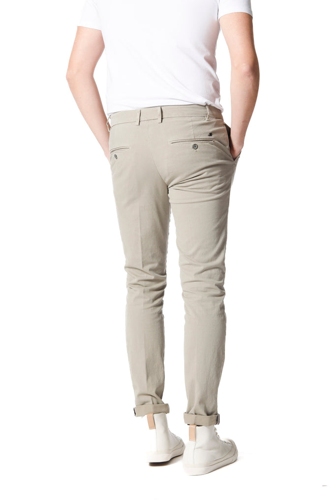 Milano Style man chino pants in jacquard cotton extra slim