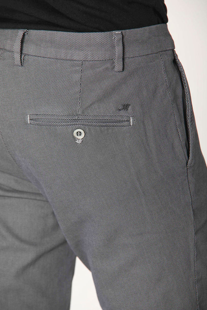 Milano Style man partridge eye chino pants extra slim