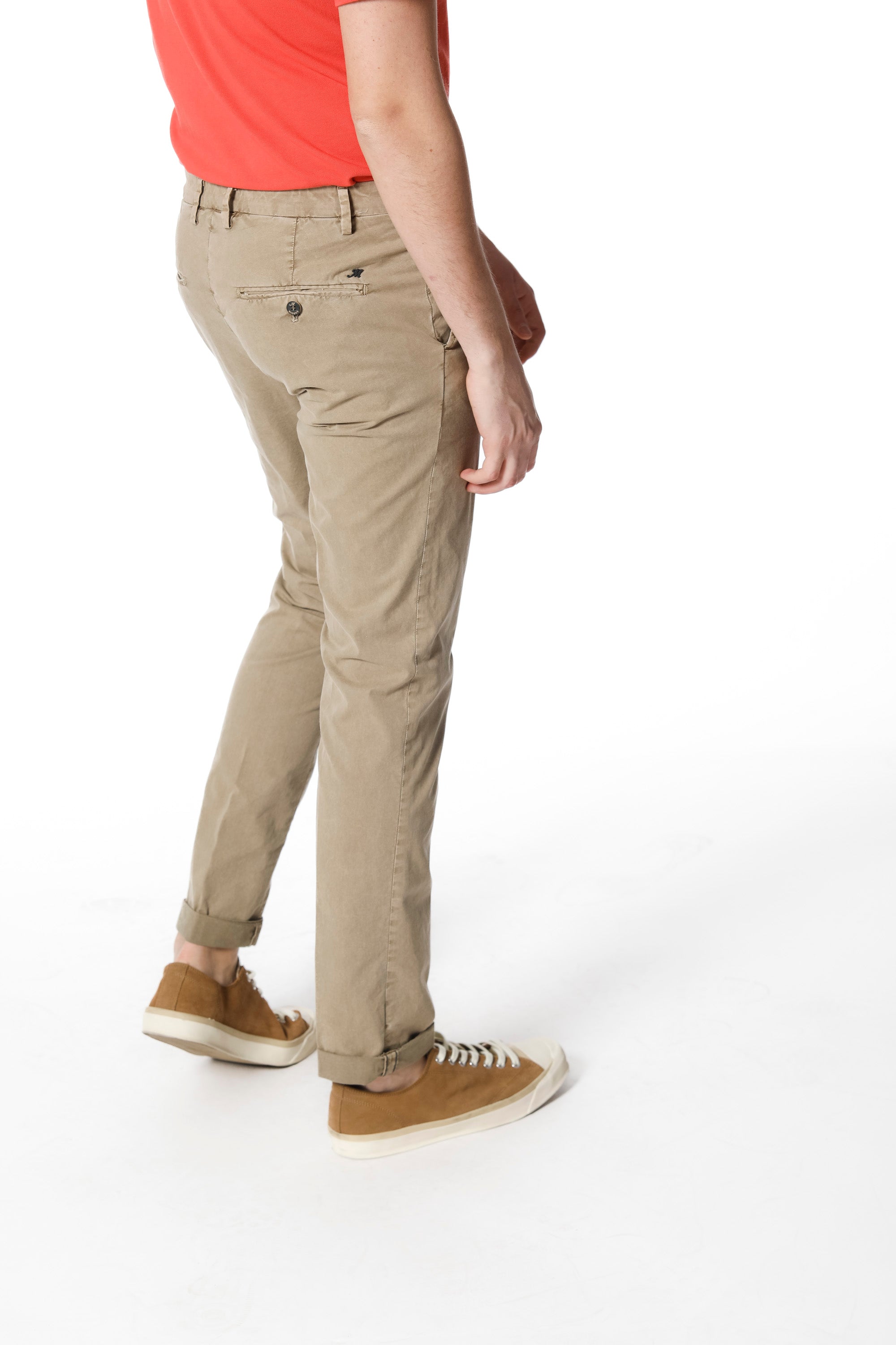 Milano Style Essential - Extra Slim Fit Herren-Chinohose aus Stretch-Twill