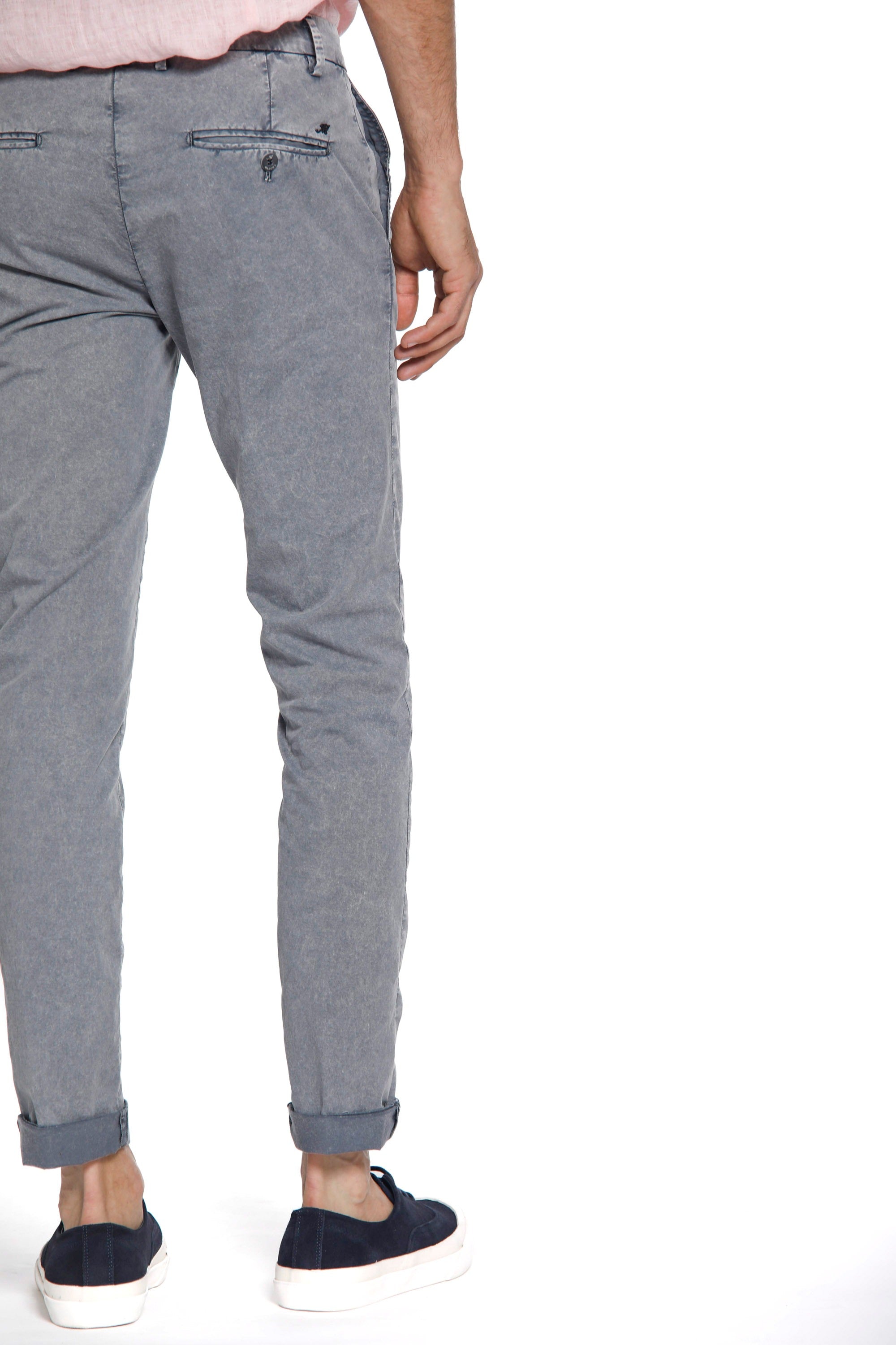 Milano Style Essential pantalon chino homme en twill stretch extra slim fit