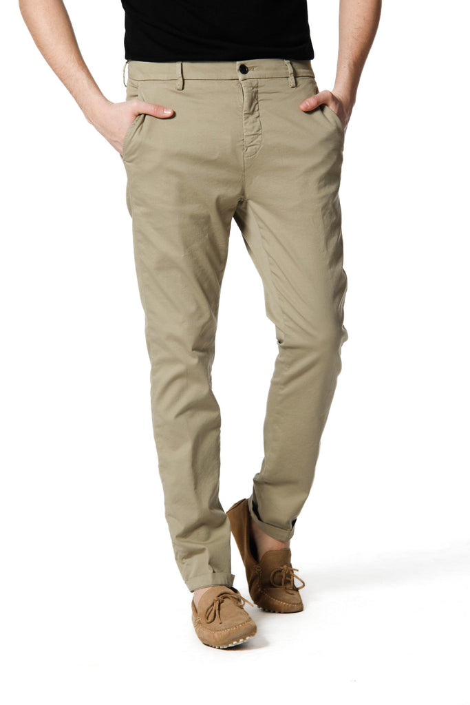 Osaka Style man chino pants in cotton and tencel carrot fit - Mason's US