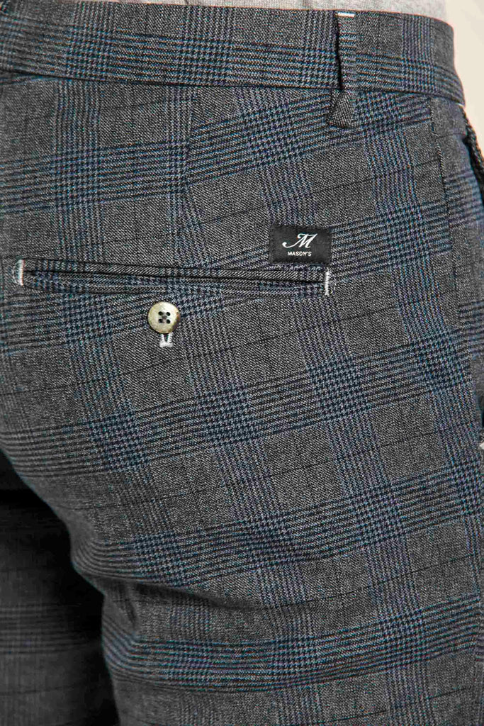 Torino Style man chino pants with mouliné shaded welt pattern slim - Mason's US