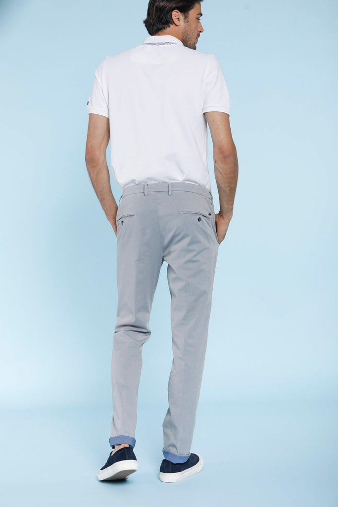 Torino Limited man chino pants in stretch bicolor gabardine slim - Mason's US