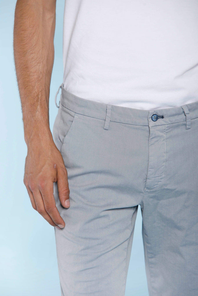 Torino Limited man chino pants in stretch bicolor gabardine slim - Mason's US
