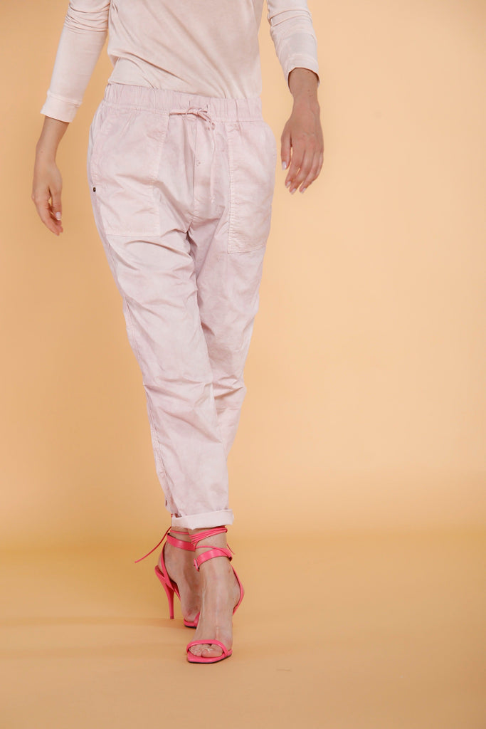 Fatigue Jogger woman chino pants in parachute canvas icon washes relaxed
