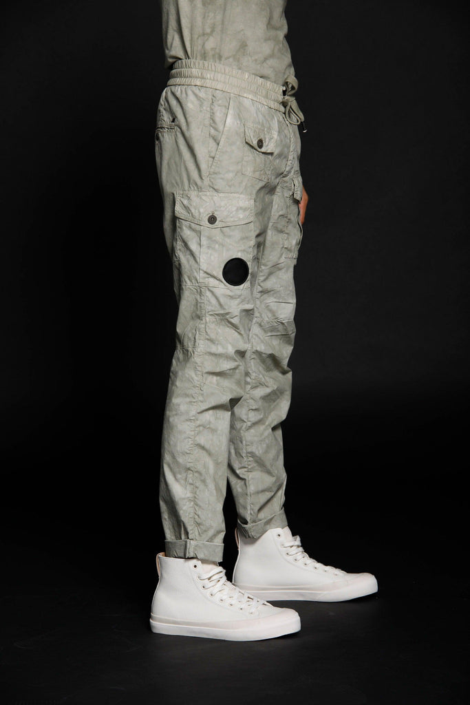 George pantalone cargo uomo in tela paracadute Logo edition carrot fit ① - Mason's 