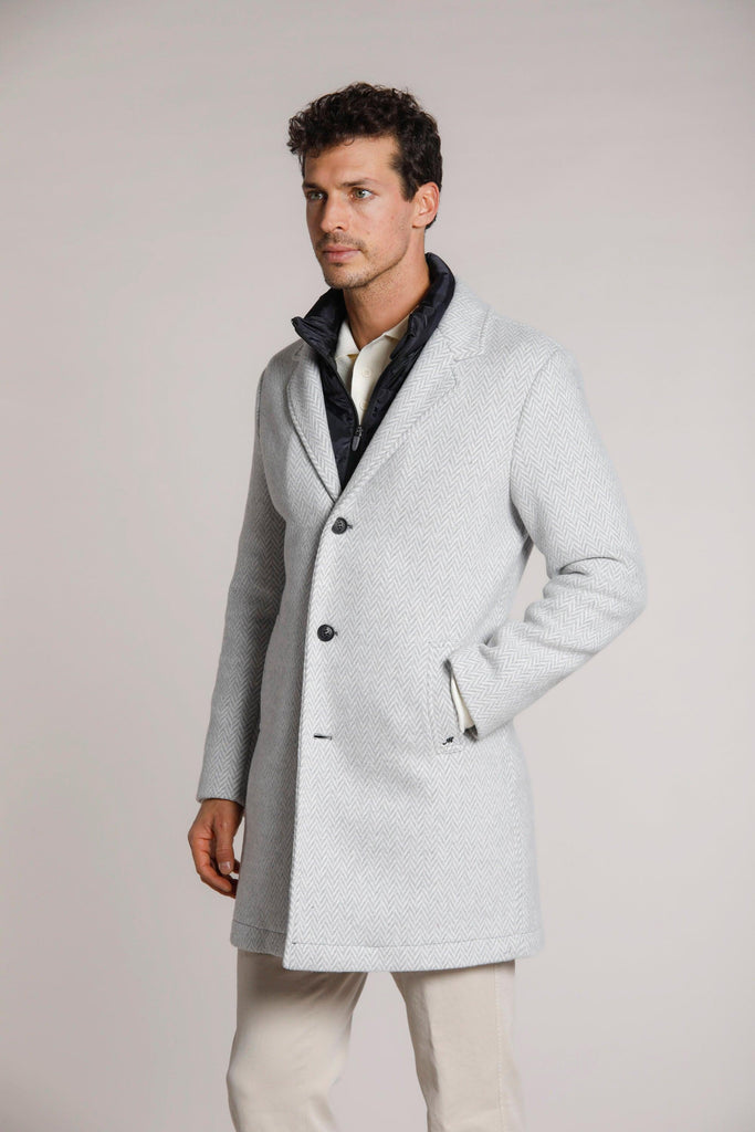 Los Angeles man coat with resca pattern