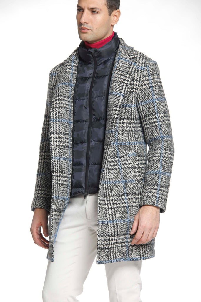 Los Angeles man coat with wales pattern