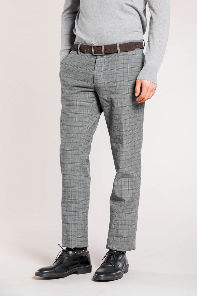 New York man wales patterned cotton chino pants regular