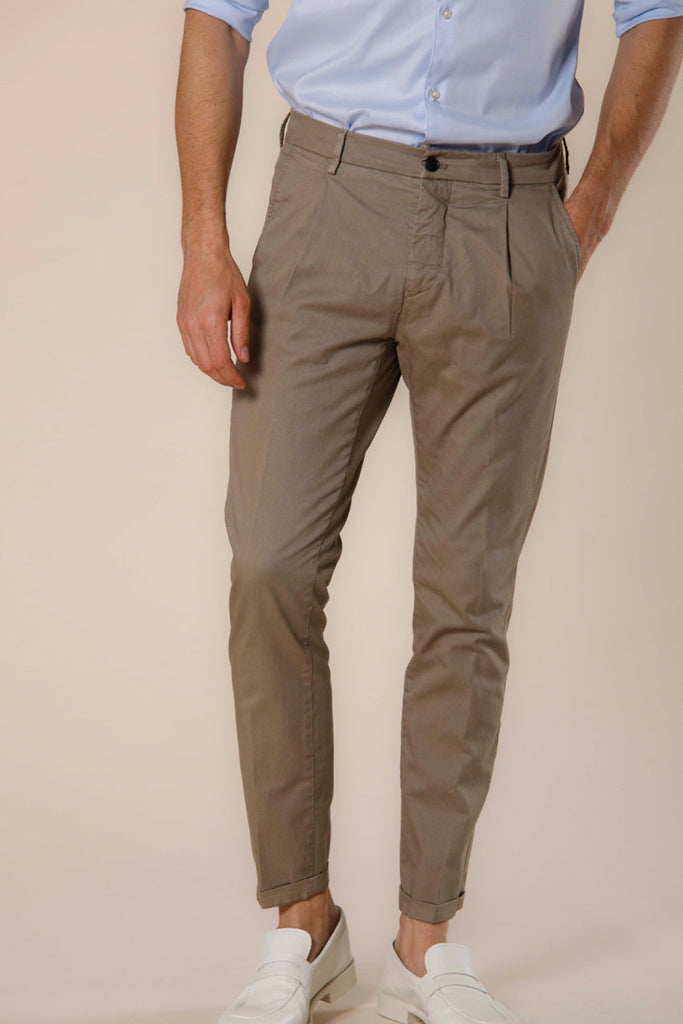 Ami Alexandre Mattiussi Oversized Carrot Fit Trousers In Beige | ModeSens |  Fitted trousers, Brown casual pants, Leather coat jacket