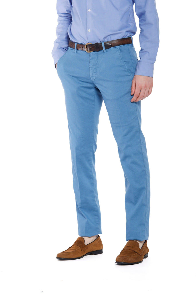 Torino Style man chino pants in cotton and tencel slim - Mason's US